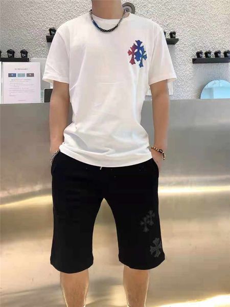 brand fashion brand 21s summer new ch crow gradient cross sanskrit print couple versatile loose men's and women's t-, White;black
brand fashion brand 21s summer new ch crow gradient cross sanskrit print couple versatile loose men's and women's t-, White;black