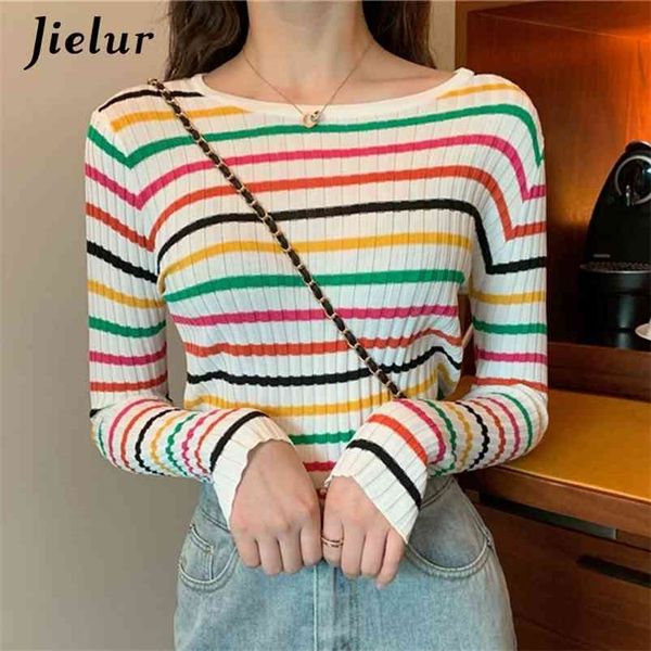 autumn winter o-neck stripe sweater women pullovers basic primer knitted sweaters chic slim jumper soft pull femme 210426, White;black
autumn winter o-neck stripe sweater women pullovers basic primer knitted sweaters chic slim jumper soft pull femme 210426, White;black
