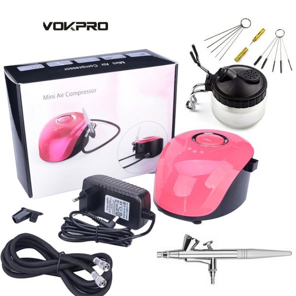 professional spray guns 0.2mm nozzle dual action airbrush kit compressor portable air brush paint gun for nail art desgin tattoo cake air-br
professional spray guns 0.2mm nozzle dual action airbrush kit compressor portable air brush paint gun for nail art desgin tattoo cake air-br