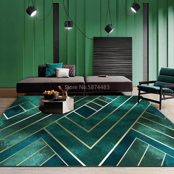 carpets 200*300cm fashion nordic modern light luxury gold line dark green living room bedroom bedside carpet floor mat customization
carpets 200*300cm fashion nordic modern light luxury gold line dark green living room bedroom bedside carpet floor mat customization