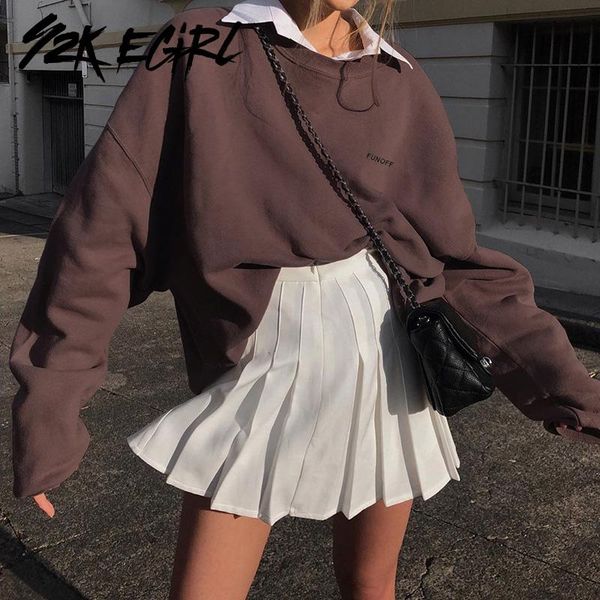 indie aesthetics solid letter oversized sweatshirts vintage 90s streetwear crewneck long sleeve brown winter women's hoodies &, Black
indie aesthetics solid letter oversized sweatshirts vintage 90s streetwear crewneck long sleeve brown winter women's hoodies &, Black