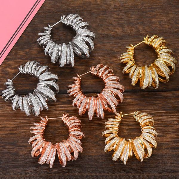 hoop & huggie kellybola charms cubic zirconia statement women earrings trendy big circle original design boucle d'oreille, Golden;silver
hoop & huggie kellybola charms cubic zirconia statement women earrings trendy big circle original design boucle d'oreille, Golden;silver
