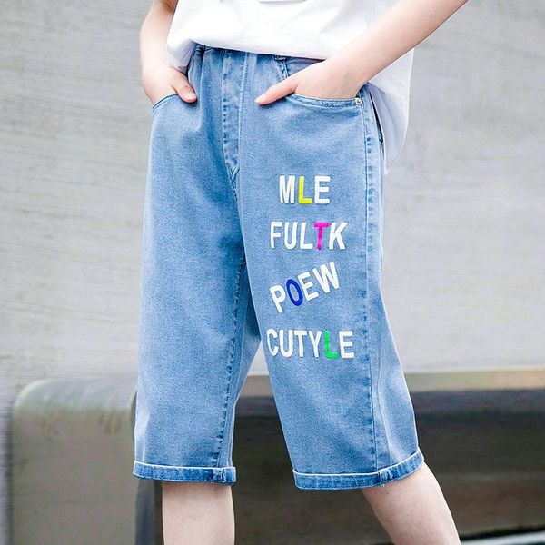 kids jeans baby girls clothes denim short pants love print casual elastic waist trousers teen clothing, Blue
kids jeans baby girls clothes denim short pants love print casual elastic waist trousers teen clothing, Blue