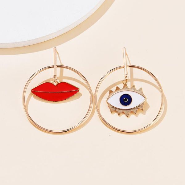 hoop & huggie luxury big exaggerated red lips eye earrings women metal earing gold trendy earings creative pendant jewelry gift, Golden;silver
hoop & huggie luxury big exaggerated red lips eye earrings women metal earing gold trendy earings creative pendant jewelry gift, Golden;silver