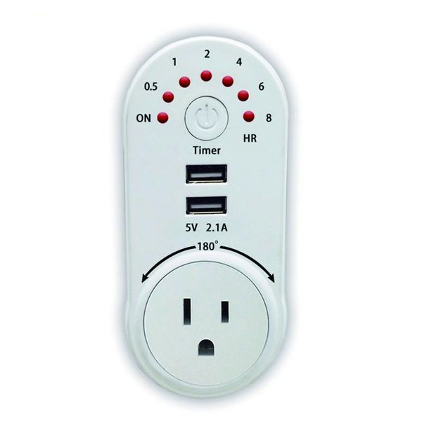 timers 180 angel usb socket with countdown timer control 5v 2.1a ac plug
timers 180 angel usb socket with countdown timer control 5v 2.1a ac plug