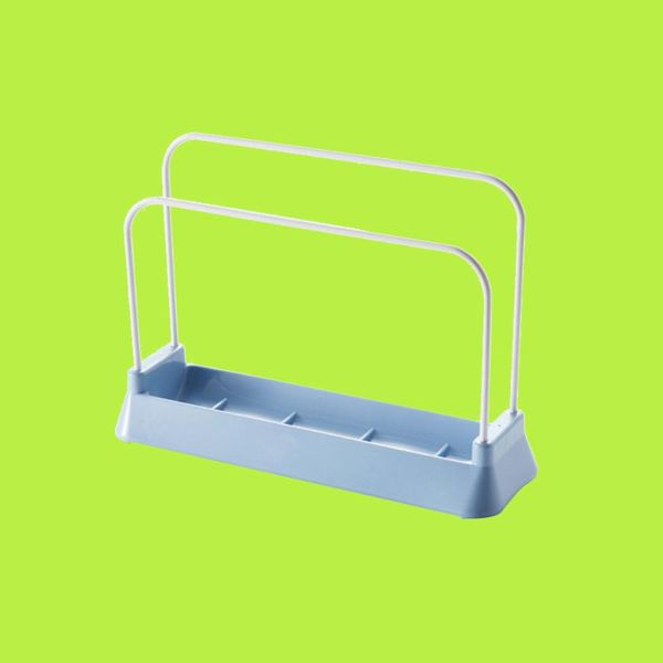 kitchen storage & organization cutting board rack stainless steel chopping holder towel with drip tray for kitchen(blue)
kitchen storage & organization cutting board rack stainless steel chopping holder towel with drip tray for kitchen(blue)