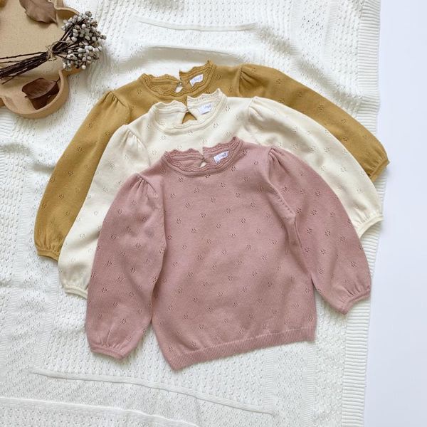 pullover spring autumn baby girls sweater hollow out knitted lanter sleeve kids 80-140cm dt505, Blue
pullover spring autumn baby girls sweater hollow out knitted lanter sleeve kids 80-140cm dt505, Blue