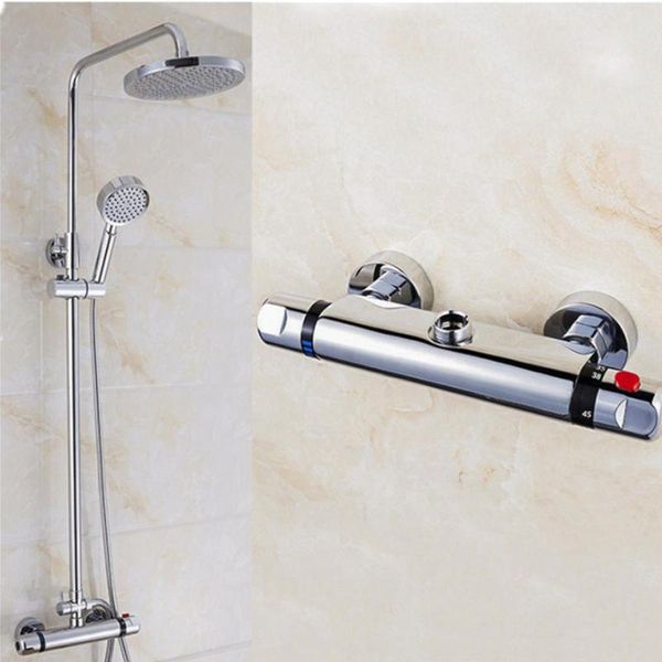 bathroom thermostatic shower mixer valve system taps chrome finish water temperature control thermostat faucets sets
bathroom thermostatic shower mixer valve system taps chrome finish water temperature control thermostat faucets sets