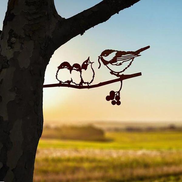fashion metal tree field art bird animal garden stainless steel home decoration decorations
fashion metal tree field art bird animal garden stainless steel home decoration decorations