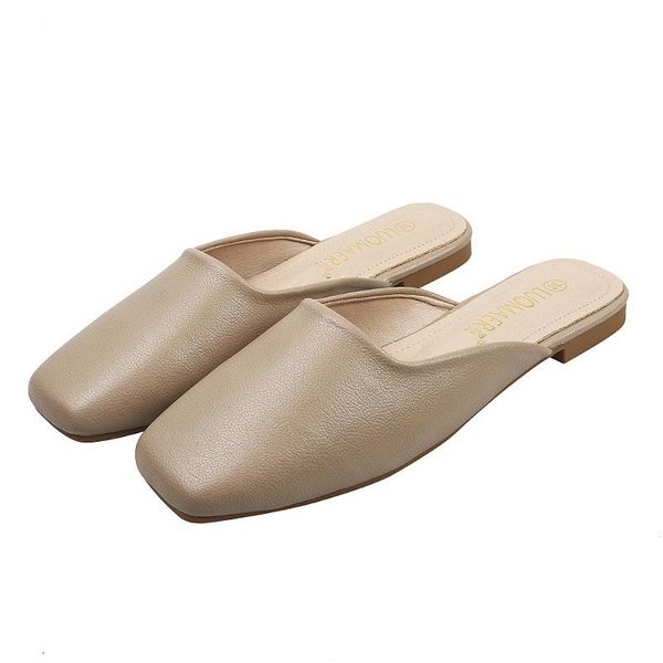 slippers lazy pantufla slides home shoes ladies mules solid leather women flats square toe outdoor shallow slip on, Black
slippers lazy pantufla slides home shoes ladies mules solid leather women flats square toe outdoor shallow slip on, Black