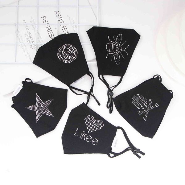 rhinestone letter trend drill washable cloth with diamond sunscreen, dust-proof and wind proof mask
rhinestone letter trend drill washable cloth with diamond sunscreen, dust-proof and wind proof mask