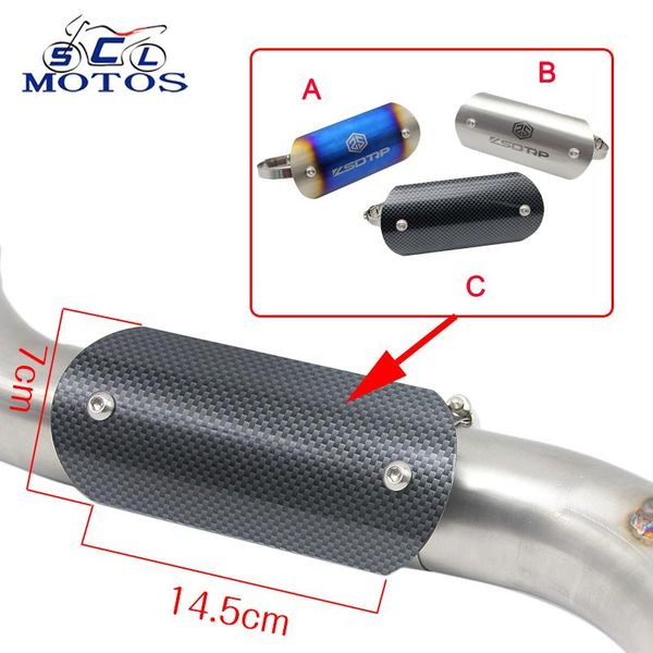 exhaust pipe sclmotos-motorcycle muffler cover carbon fiber color protector heat shield guard cb400 tmax530 mt07 mt09 z750 z800
exhaust pipe sclmotos-motorcycle muffler cover carbon fiber color protector heat shield guard cb400 tmax530 mt07 mt09 z750 z800
