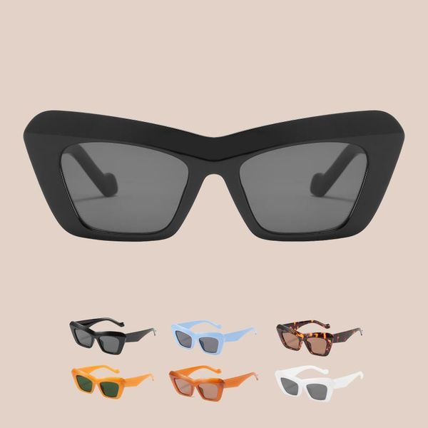 sunglasses 2021 cat-eye vintage ins big frame colorful classic eyewear summer women beach holiday po accessories uv400, White;black
sunglasses 2021 cat-eye vintage ins big frame colorful classic eyewear summer women beach holiday po accessories uv400, White;black