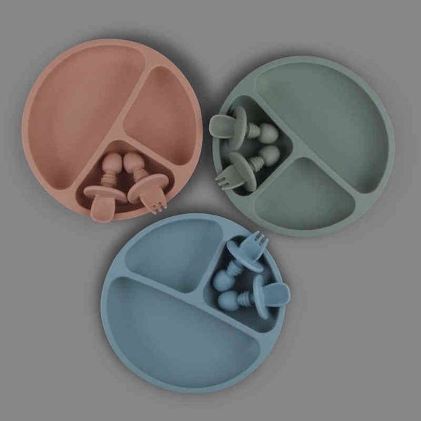 toddler silicon plate divided baby dishes kids tableware feeding spoon set training dinnerware fork kit dispensing smile utensil g1221
toddler silicon plate divided baby dishes kids tableware feeding spoon set training dinnerware fork kit dispensing smile utensil g1221