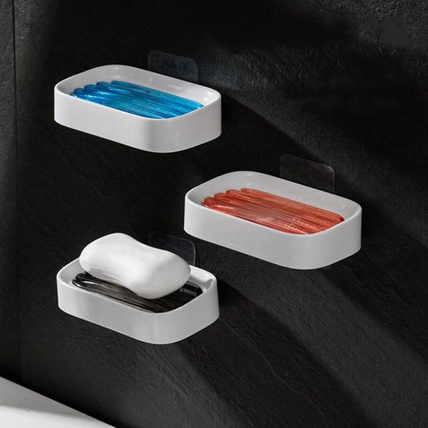 soap dishes 1pcs wall self adhesive holder dish sponge no drilling storage box rack shelf double drain for bathroom
soap dishes 1pcs wall self adhesive holder dish sponge no drilling storage box rack shelf double drain for bathroom