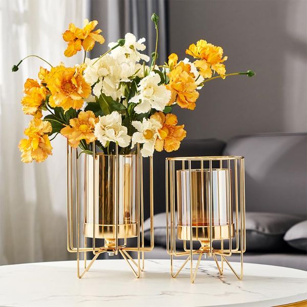 nordic living room interior design flower vase iron art glass plant rack bottle gold plated pot wedding decoration vases
nordic living room interior design flower vase iron art glass plant rack bottle gold plated pot wedding decoration vases