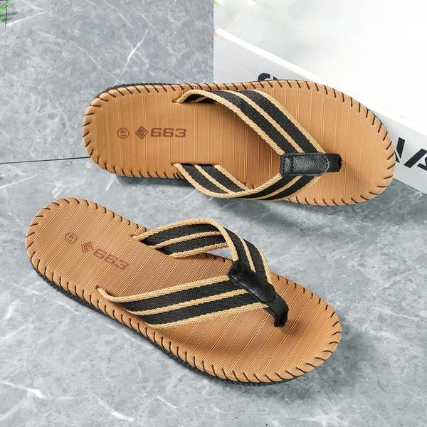 slippers 2021 korean version of the trend webbing youth vitality flip flops men's casual non-slip wear-resistant holiday beach, Black
slippers 2021 korean version of the trend webbing youth vitality flip flops men's casual non-slip wear-resistant holiday beach, Black