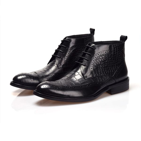 dress shoes winter boots men genuine leather boots cow military male autumn s footwear shoes 3ohf, Black
dress shoes winter boots men genuine leather boots cow military male autumn s footwear shoes 3ohf, Black