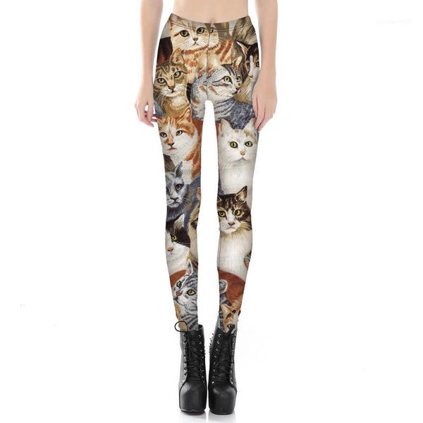women's leggings women lovely cats print fitness workout cheerleader rooter pants hiphop party elastic fiber trousers, Black
women's leggings women lovely cats print fitness workout cheerleader rooter pants hiphop party elastic fiber trousers, Black