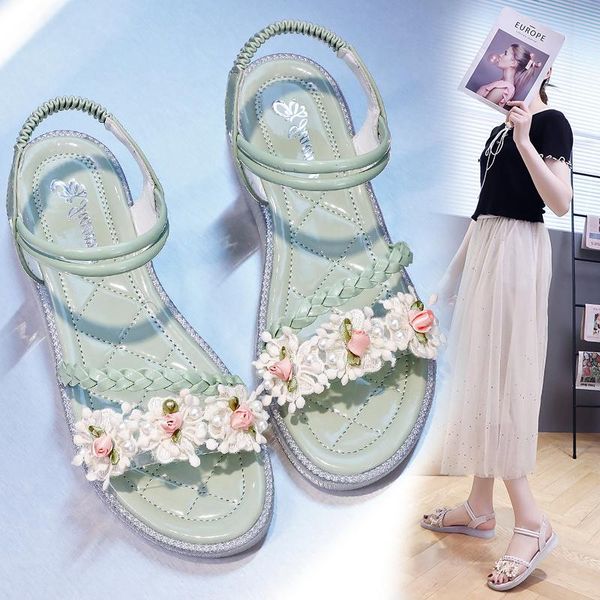 sandals 2021 comfortable flat heel women large size summer shoes woman bohemia flowers rhinestone beach ladies, Black
sandals 2021 comfortable flat heel women large size summer shoes woman bohemia flowers rhinestone beach ladies, Black