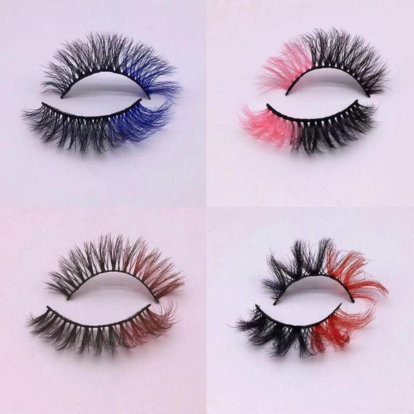 false eyelashes 1 pair lashes natural long colorful dramatic makeup fake lash party colored for cosplay halloween e1o8
false eyelashes 1 pair lashes natural long colorful dramatic makeup fake lash party colored for cosplay halloween e1o8