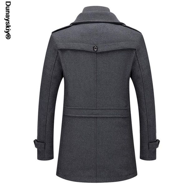 men's wool & blends men coats autumn winter solid color cold resistant woolen overcoat double collar casual trench coat male, Black
men's wool & blends men coats autumn winter solid color cold resistant woolen overcoat double collar casual trench coat male, Black