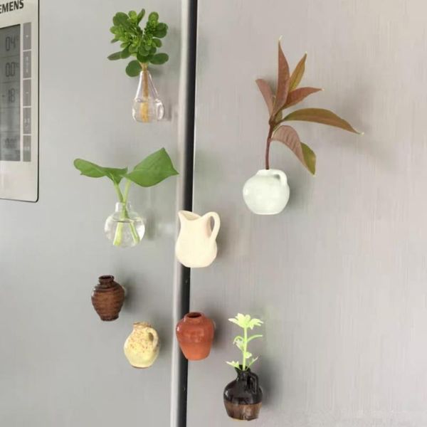 fridge magnets mini ceramics vase magnet diy porcelain refrigerator message sticker flowers green plant on kitchen gift
fridge magnets mini ceramics vase magnet diy porcelain refrigerator message sticker flowers green plant on kitchen gift