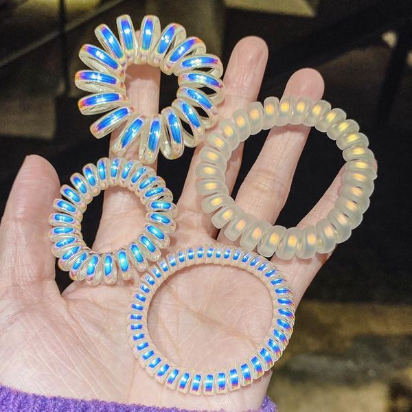 korea telephone wire line hair tie ring sweet colorful pearly rubber elastic high elasticity rope girls accessories, Slivery;white
korea telephone wire line hair tie ring sweet colorful pearly rubber elastic high elasticity rope girls accessories, Slivery;white