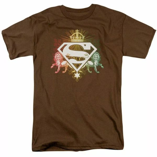 superman ornate lion shield t shirt mens licensed classic dc comics tee coffee, White;black
superman ornate lion shield t shirt mens licensed classic dc comics tee coffee, White;black
