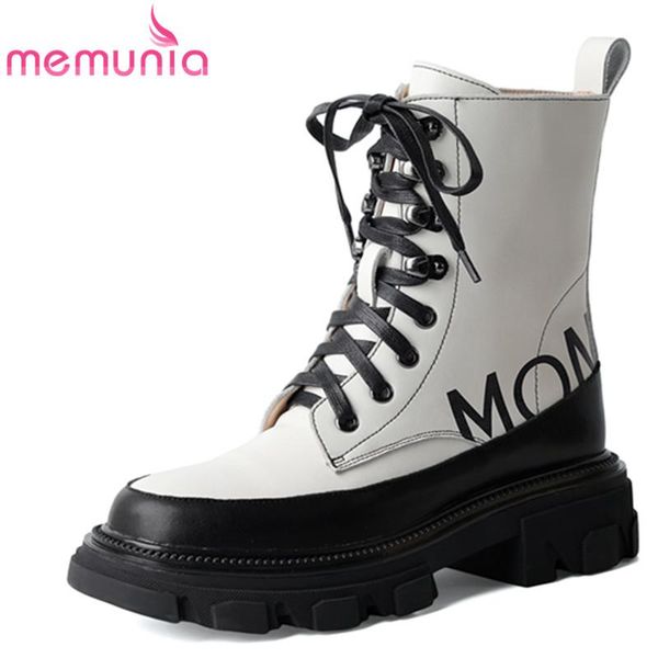 boots memunia 2022 fashion genuine leather cross tied zip cool print spring autumn platform ankle ladies shoes, Black
boots memunia 2022 fashion genuine leather cross tied zip cool print spring autumn platform ankle ladies shoes, Black