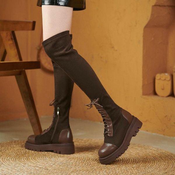 boots zawsthia plain brown black round toe platform flats stretch booties over-the-knee womens punk goth shoes overknees cowboy
boots zawsthia plain brown black round toe platform flats stretch booties over-the-knee womens punk goth shoes overknees cowboy