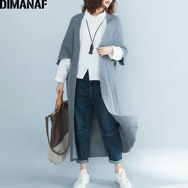 women sweater long cardigans knitting plus size female clothes elegant lady outerwear thick loose solid grey autumn 210531, White
women sweater long cardigans knitting plus size female clothes elegant lady outerwear thick loose solid grey autumn 210531, White