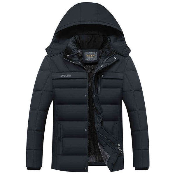 2021 new fashion fleece hooded winter coat men thick warm mens jacket windproof gift for father husband parka, Black
2021 new fashion fleece hooded winter coat men thick warm mens jacket windproof gift for father husband parka, Black