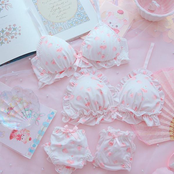 bras sets lolita maid japanese soft girl cute strawberry underwear suit lovely ruffles young lingerie set bra & brief, Red;black
bras sets lolita maid japanese soft girl cute strawberry underwear suit lovely ruffles young lingerie set bra & brief, Red;black