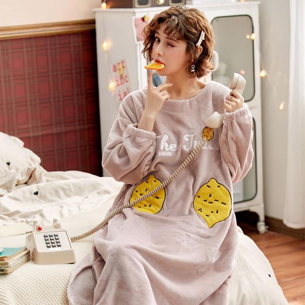 women's sleepwear nighty nightdress women autumn winter bathrobe long pajamas thickened flannel nightgown sleeves warm kimono robe, Black;red
women's sleepwear nighty nightdress women autumn winter bathrobe long pajamas thickened flannel nightgown sleeves warm kimono robe, Black;red