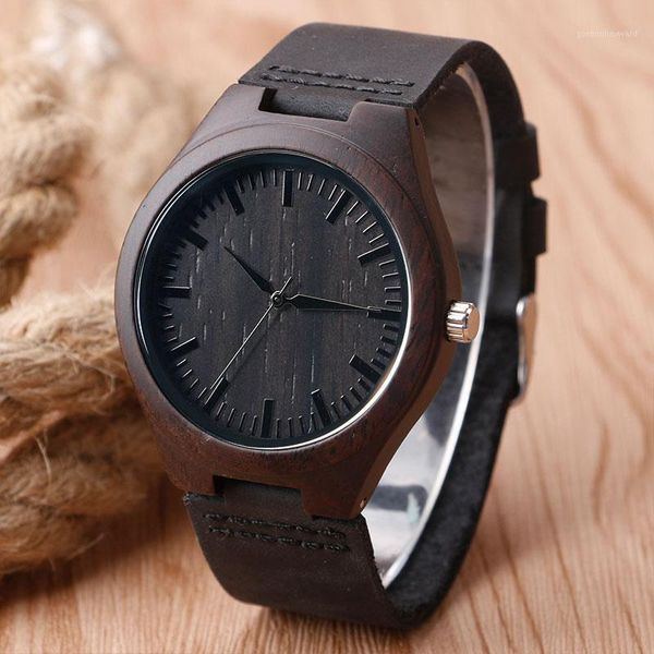 wristwatches minimalist style black wood watch creative original natural wooden bamboo wrist men's sports cool quartz, Slivery;brown
wristwatches minimalist style black wood watch creative original natural wooden bamboo wrist men's sports cool quartz, Slivery;brown