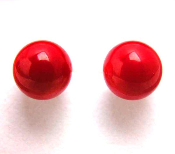 stud qingmos fashion 8mm round natural red coral earring for women with personality design jewelry antique silver plated, Golden;silver
stud qingmos fashion 8mm round natural red coral earring for women with personality design jewelry antique silver plated, Golden;silver