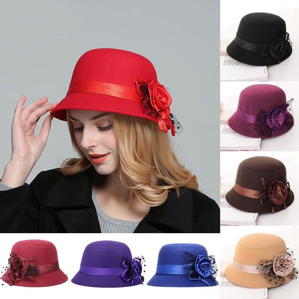 wide brim hats 1pcs casual ladies hat autumn and winter british woolen retro lady solid color artificial wool big s78, Blue;gray
wide brim hats 1pcs casual ladies hat autumn and winter british woolen retro lady solid color artificial wool big s78, Blue;gray