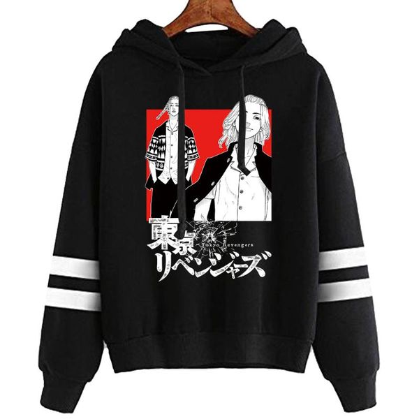 men's hoodies & sweatshirts japanese harajuku tokyo revengers mikey draken printing men women casual pullover striped, Black
men's hoodies & sweatshirts japanese harajuku tokyo revengers mikey draken printing men women casual pullover striped, Black