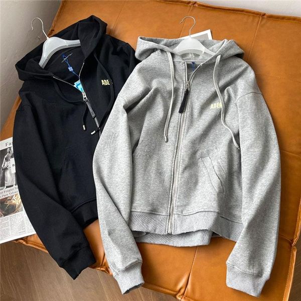 men's hoodies & sweatshirts ader sweatshirt korean style tide brand women's same washed frayed zipper hooded coat adererror casual, Black
men's hoodies & sweatshirts ader sweatshirt korean style tide brand women's same washed frayed zipper hooded coat adererror casual, Black