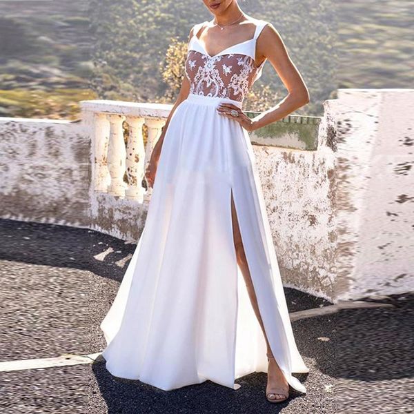 casual dresses 2021 summer arrival ladies dress brand v-neck lace split prom gown suitable for formal partie, Black;gray
casual dresses 2021 summer arrival ladies dress brand v-neck lace split prom gown suitable for formal partie, Black;gray