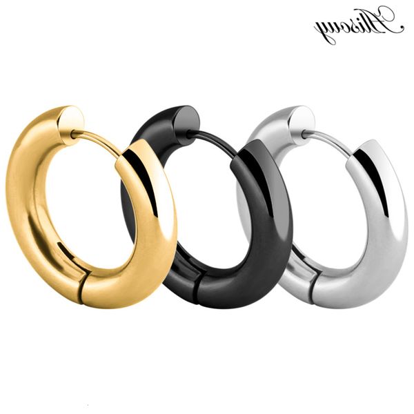 alisouy black/rose gold/silver color tone stainless steel hoop earrings round loop earring men women big size hyperbole jewelry, Golden
alisouy black/rose gold/silver color tone stainless steel hoop earrings round loop earring men women big size hyperbole jewelry, Golden