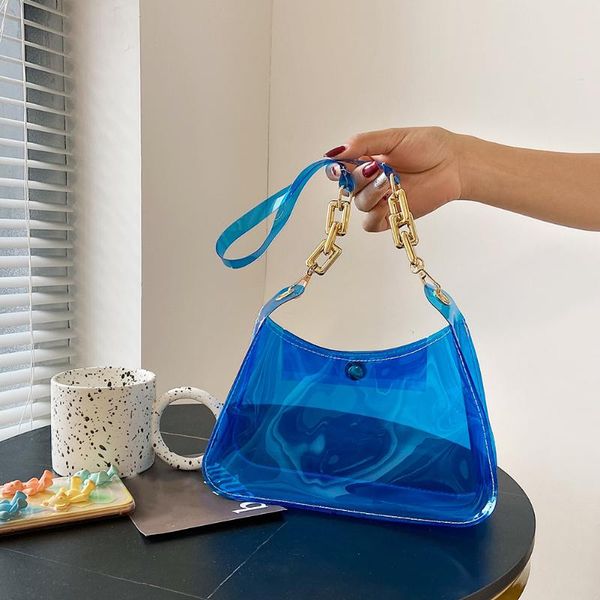 evening bags 2021 women transparent shoulder bag summer pvc handbag and purse female thick gold chain ladies jelly travel purses
evening bags 2021 women transparent shoulder bag summer pvc handbag and purse female thick gold chain ladies jelly travel purses