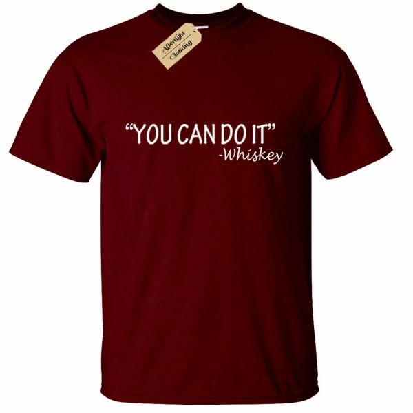 you can do it whiskey camiseta hombre divertido aficionados regalo bebedores, White;black
you can do it whiskey camiseta hombre divertido aficionados regalo bebedores, White;black