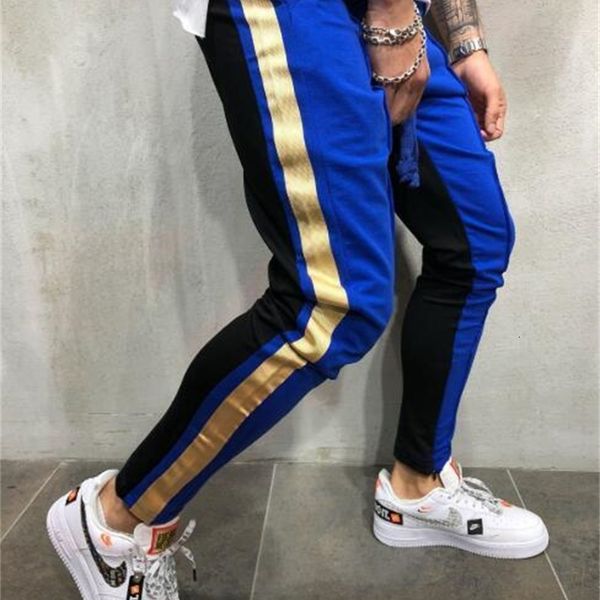 men s designer pants muscle brothers color matching hip hop small feet men's tether casual sweatpants, Black
men s designer pants muscle brothers color matching hip hop small feet men's tether casual sweatpants, Black