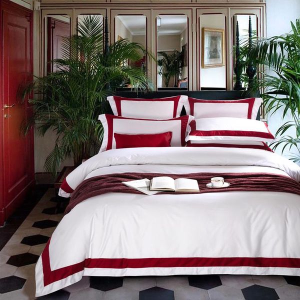bedding sets classic white duvet cover with navy/red line frame pattern printed comforter microfiber 3pcs set home decor
bedding sets classic white duvet cover with navy/red line frame pattern printed comforter microfiber 3pcs set home decor