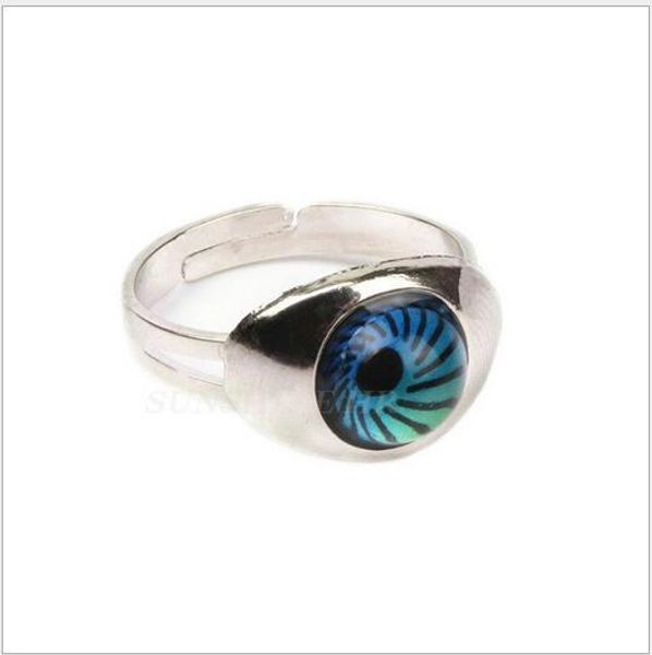 mood ring magic eye adjustable stainless steel changes color to the temperature of your blood, Silver
mood ring magic eye adjustable stainless steel changes color to the temperature of your blood, Silver