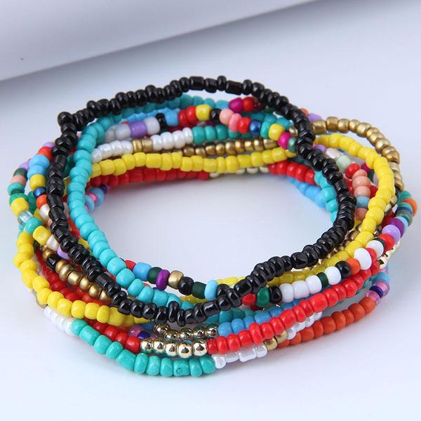 beaded, strands 10pcs bohemian jewelry women handmade boho friendship bracelet colorful bead charm for beach party gift, Black
beaded, strands 10pcs bohemian jewelry women handmade boho friendship bracelet colorful bead charm for beach party gift, Black