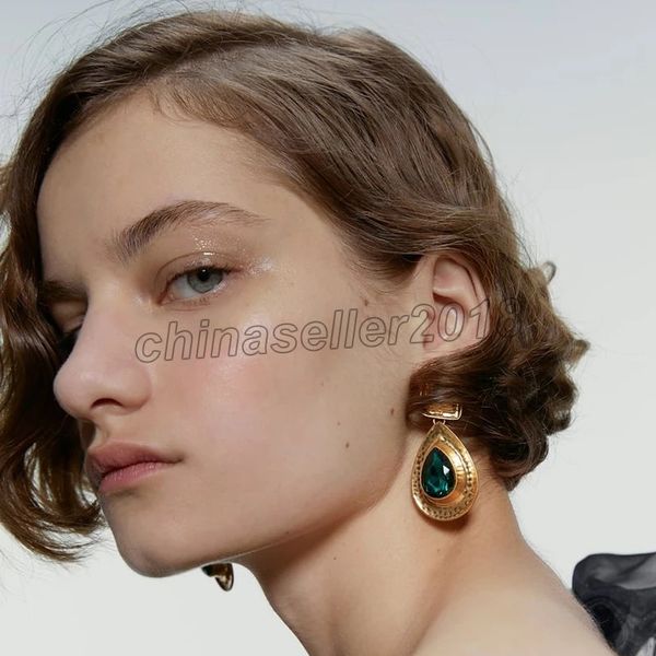 rhinestone gold metal dangle drop earrings wholesale za fashion trend pendientes jewelry accessories for women, Silver
rhinestone gold metal dangle drop earrings wholesale za fashion trend pendientes jewelry accessories for women, Silver