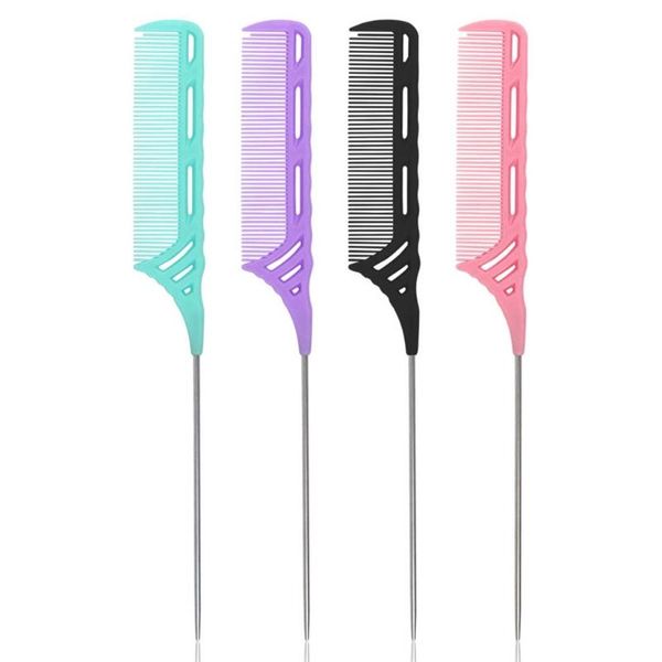hair brushes rat tail combs pintail barber styling comb for women anti static heat resistant hairdressing tool salon professional use, Silver
hair brushes rat tail combs pintail barber styling comb for women anti static heat resistant hairdressing tool salon professional use, Silver